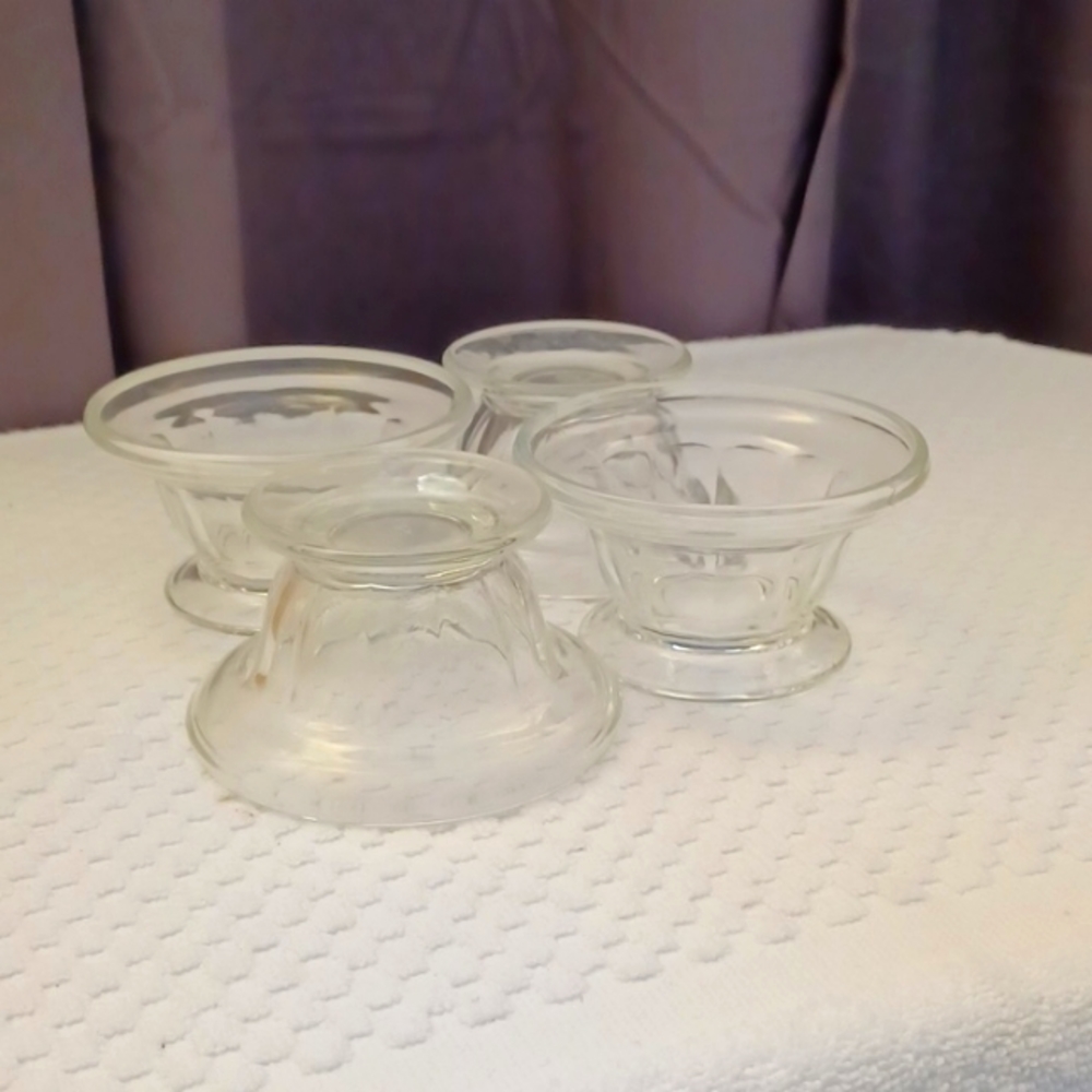 Unique Vintage Antique Glass Dessert Cups 4